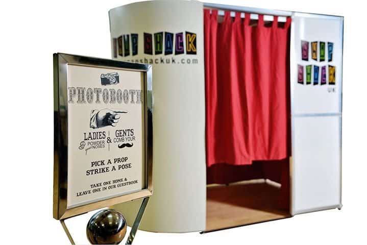 Enclosed Photo booth to hire in Sussex, Surrey, Kent and London